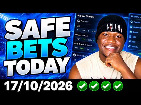 FOOTBALL PREDICTIONS TODAY 17/10/2026 SOCCER PREDICTIONS TODAY | BETTING TIPS, #footballpredictions