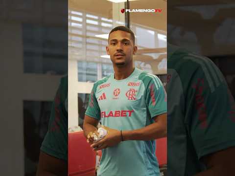 PRIMEIRO DIA DO SAMU LINO NO NINHO DO URUBU 🤩🔴⚫ #flamengo