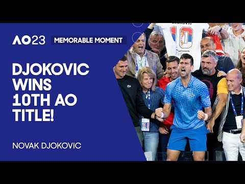 Championship Point | Emotional Djokovic Wins Title | Australian Open 2023