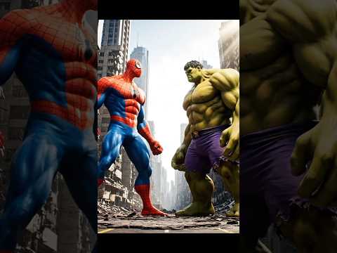 Spider-ManvsYellow Hulk | The First Clash Part 1#SpiderMan #YellowHulk #trending#bigbattle