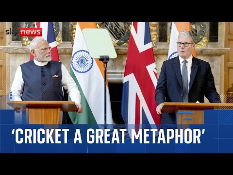 Cricket 'a great metaphor': Narendra Modi on UK-India relationship