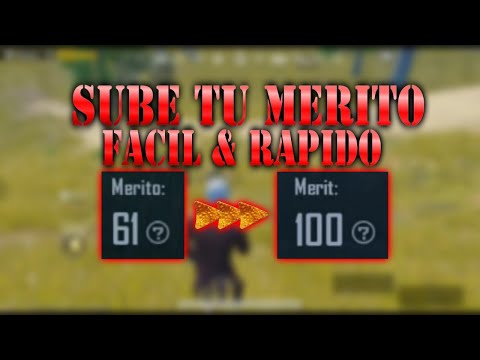 SUBE TU MERITO FACIL Y RAPIDO PUBG MOBILE