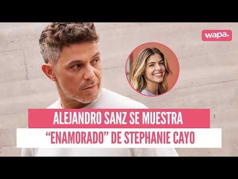 ¡BOMBAZO! Alejandro Sanz aparece “ENAMORADO” de Stephanie Cayo y este gesto lo dice TODO 🔥