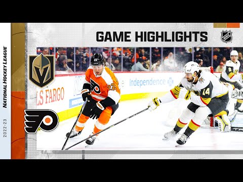 Golden Knights @ Flyers 3/14 | NHL Highlights 2023