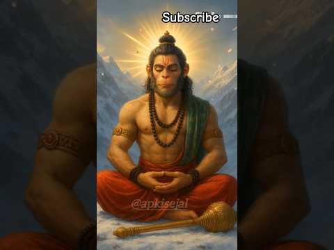 hanuman g in meditation#cartoon #bindaslife#bajrangbali#sankatmochan #hanumanchalisa#shorts#trend#ai