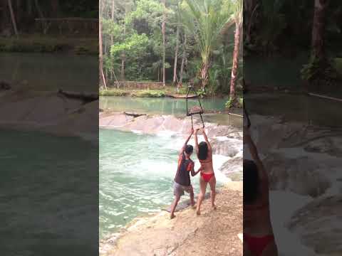 5th attempt all the way from Argentina ❤️ #travel #siquijor #shortvideo #cambugahayfalls