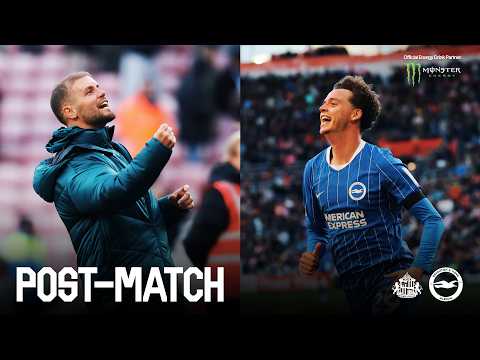 POST MATCH | Hurzeler &amp; De Cuyper | Sunderland v Brighton | Premier League