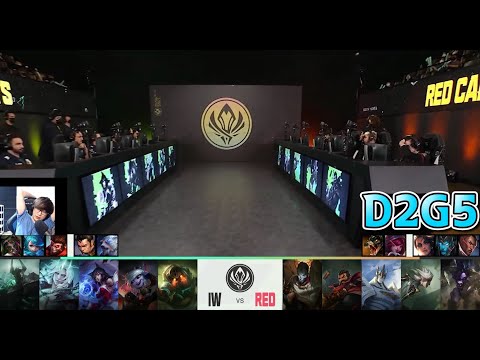 IW vs RED D2G5 - MSI2022実況解説