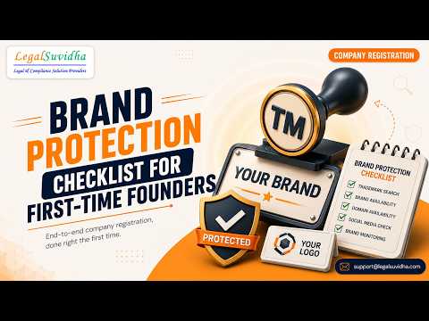 Brand protection checklist for first-time founders