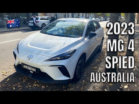 2023 MG 4 spied & spotted in Australia on Sydney street pricing specs