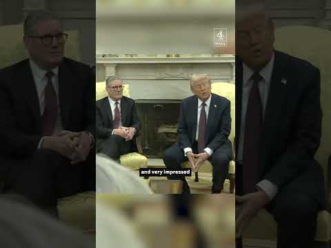 Trump says Starmer's wife is a 'beautiful, great woman'