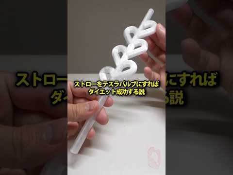 ストローをテスラバルブにすればダイエット成功する説