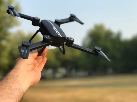 BEGINNER DRONE with FPV - X8TW SKYHUNTER Foldable RC Pocket Drone - UCwojJxGQ0SNeVV09mKlnonA