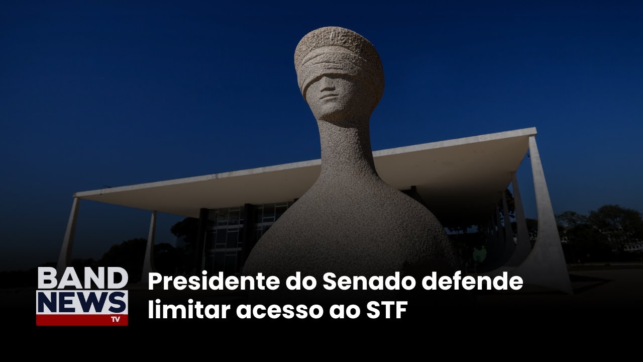 Presidente do Senado defende limitar acesso ao STF | BandNews TV