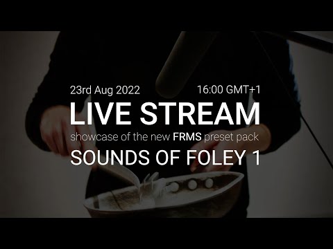 FRMS 'Sounds Of Foley 1' Preset Pack - Listening Party + Prize Wheel Giveaways!