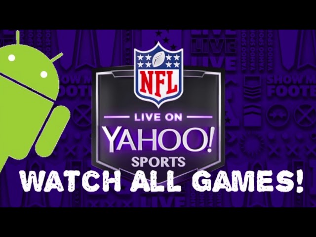 Can You Watch All NFL Games on Yahoo Sports?