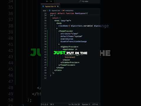 Shadcn Sidebar in Next.js - Lightning-Fast Implementation!
