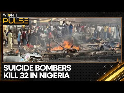 Female suicide bombers kill at least 32 in Nigeria | WION Pulse