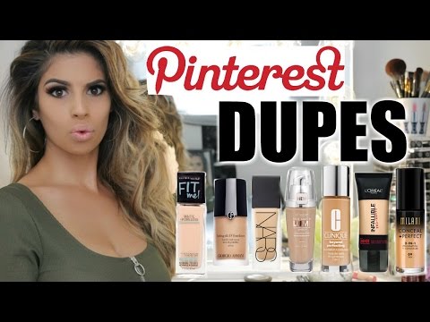 PINTEREST DUPES TESTED Foundations | Laura Lee - UCKMugoa0uHpjUuq14yOpagw