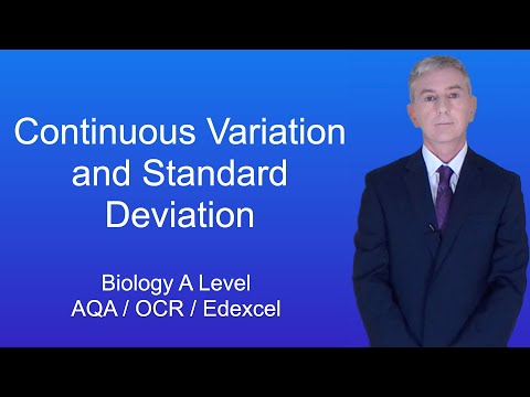 A Level Biology Revision “Continuous Variation and Standard Deviation”