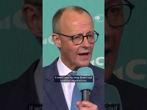 Friedrich Merz claims victory in 2025 Germany's  elections | DW News