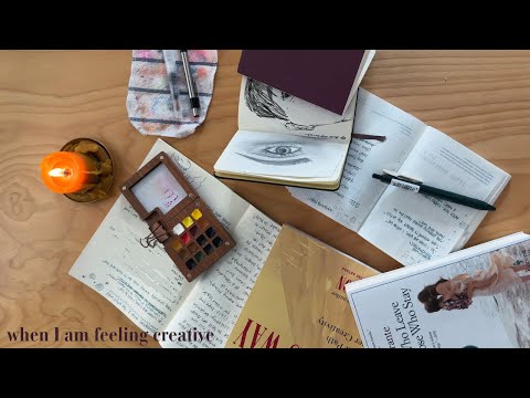 what's in my bag / what I carry when I'm creative