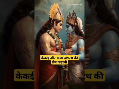 राजा दशरथ और कैकेई की प्रेम कहानी#viralshort #trendingshorts#viralvidio  #shorts