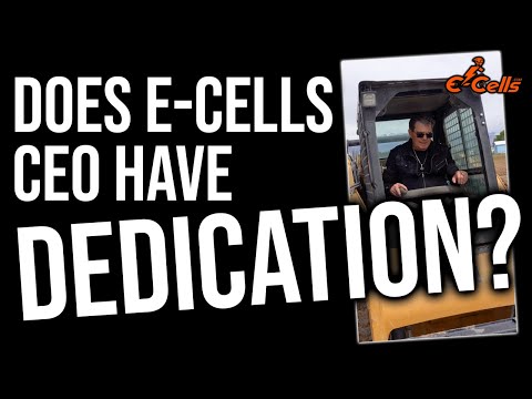 DOES E-CELLS CEO HAVE DEDICATION?