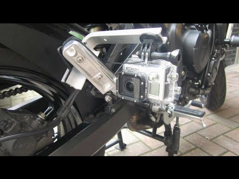 DIY Footrest GoPro Mount On Motorcycle By Frank - GoPro Tip #180 - UCTs-d2DgyuJVRICivxe2Ktg