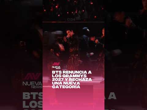 BTS abre debate en redes al compartir que NO postulará su música a los GRAMMY 2027.