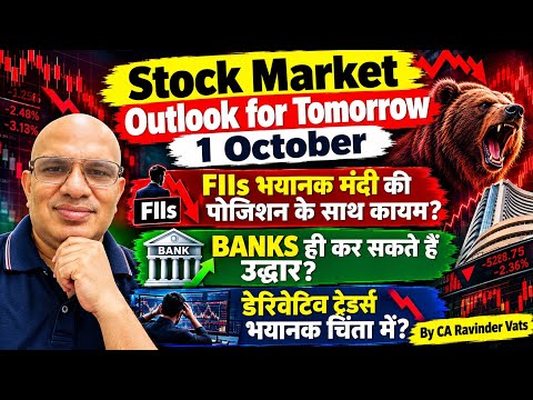Stock Market Outlook for Tomorrow: 1 October 2026 by CA Ravinder <strong>Vats</strong>