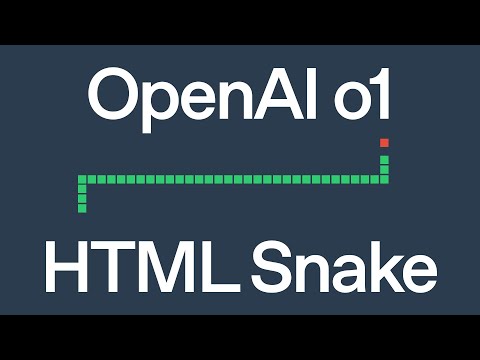 HTML Snake with OpenAI o1