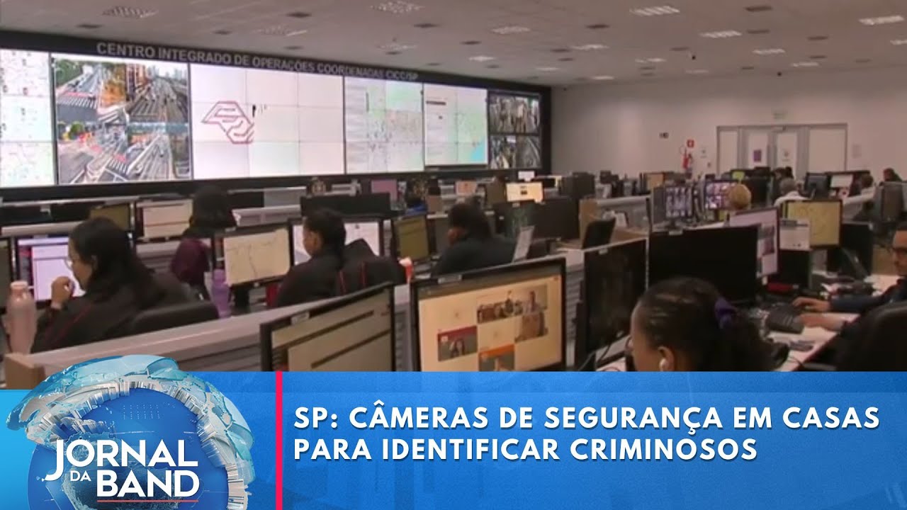 SP contará com câmeras de segurança em casas para identificar criminosos | Jornal da Band