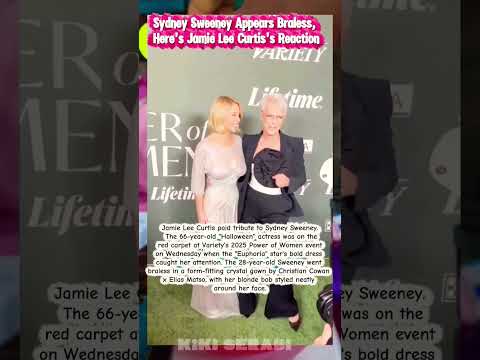 Jamie Lee Curtis's reaction