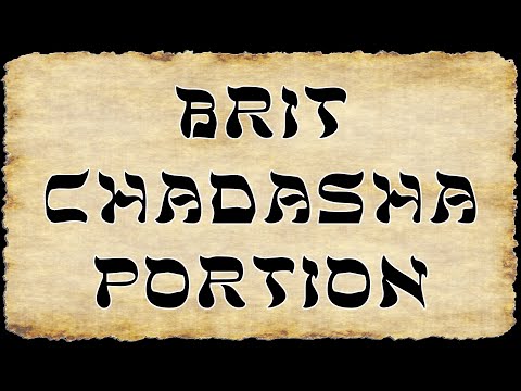 Brit Chadasha Portion for 10/11/2025