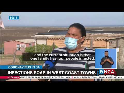 COVID-19 infections soar in West Coast towns