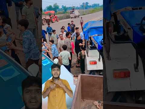 ट्रेक्टर के कारण कार वाला ठुक गयाtractor Ke Karan kar wala Thuk Gaya#short
