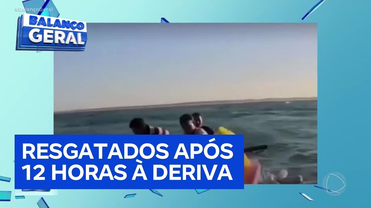 Pescadores são resgatados após 12 horas à deriva no Ceará