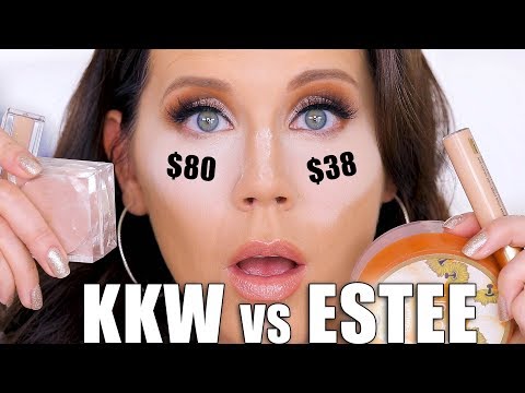 KKW BEAUTY CONCEALER vs  ESTEE LAUDER DOUBLE WEAR - UC4qk9TtGhBKCkoWz5qGJcGg