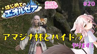 【FF14/参加型】初見下限でアマジナ杯とハイドラいくぞっ！#20【#ff14初心者/真神散葉/Vtuber】