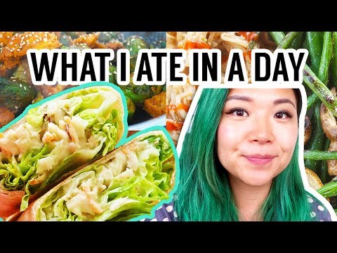 What I Ate in a Day! VEGAN & REALISTIC easy recipes