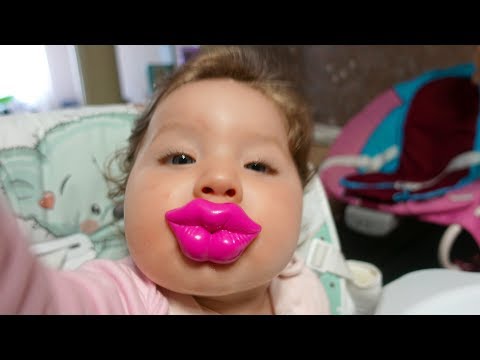Cute Baby Likes Funny Pacifiers - Funny Baby Videos