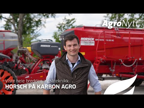 Hele bredden av såteknikk fra HORSCH på Karbon Agro-festivalen