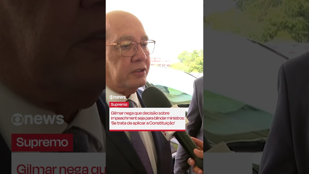 Gilmar Mendes diz que lei do impeachment caducou e nega tentativa de blindar o STF TV Online Gilmar Mendes diz que lei do impeachment caducou e nega tentativa de blindar o STF
