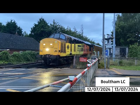 *Day & Night Mode* Boultham Level Crossing (12/07/2024 & 13/07/2024)