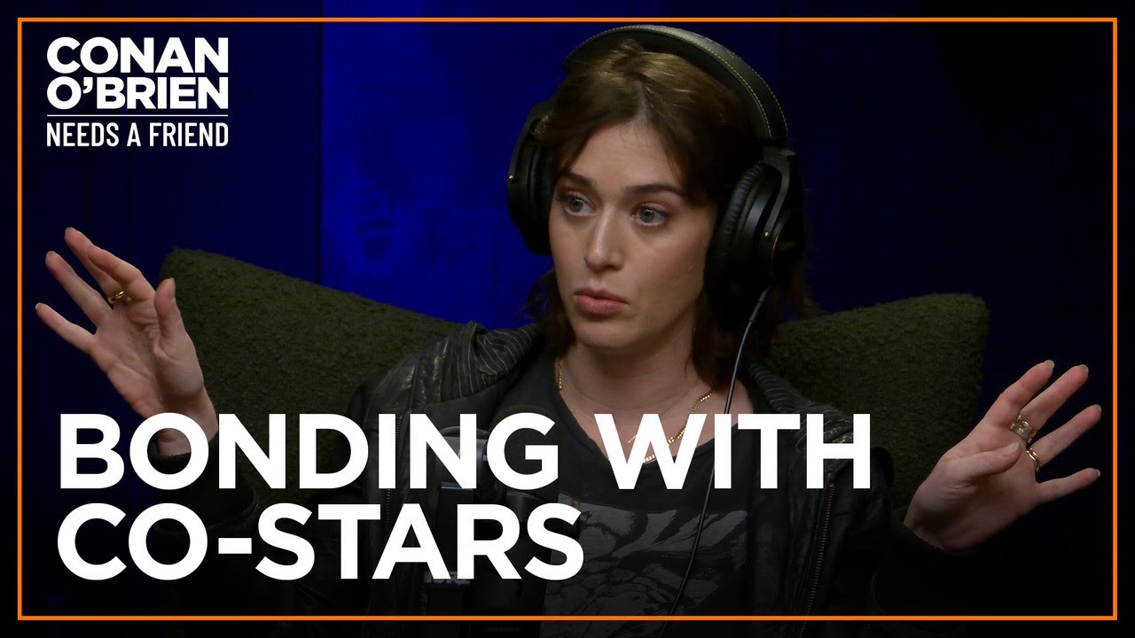 Lizzy Caplan Doesn’t Like Saying Goodbye To Her Co-Stars | Conan O’Brien Needs A Friend