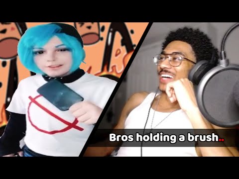 Reacting to Friday Night Funkin' cringe..(again)