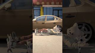Janky’s parking skills are unparalleled 💀 #animation #parking #anxiety