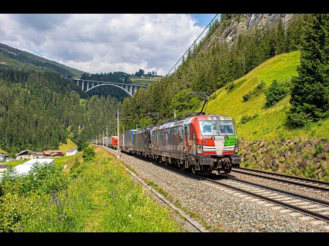 Bahnverkehr bei St. Jodok 17-06-2023 Part 1 (TXL, Lokomotion, ÖBB Nightjet 1216, Uvm.)