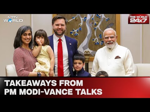 PM Modi Meets JD Vance | PM Modi, Vance Hail Progress In India-US Trade Talks